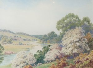 A Winding River Valley