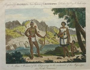Man and Woman of the Chipenays to the eastward of the Missisippi