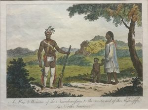 Man and Woman of the Nawdonessies, Westward of the Missisippi
