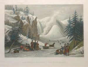 Montmorency Waterfall and Cone Near Quebec