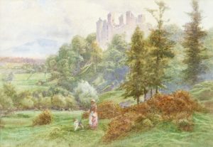 Ludlow Castle from the Meadows