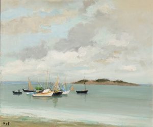 Bateaux au Logeo, Bretagne