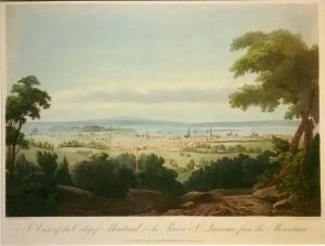 A View of the City of Montreal & the River St. Lawrence from the Mountain