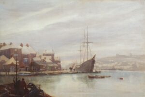 Whitby Harbour, Yorkshire, Winter