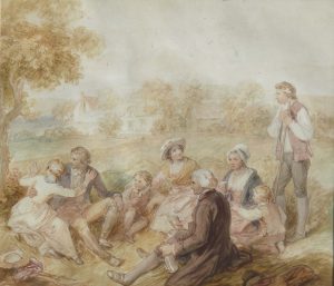 Scene from the Vicar of Wakefield