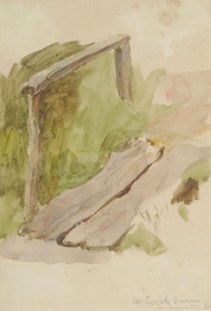 Old Footbridge at Wick Farm, Downton, Wilts