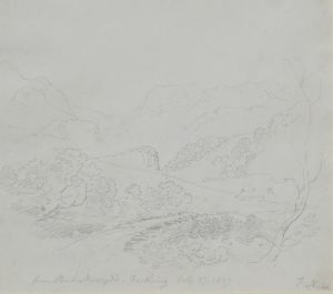 3 Drawings On the Road to Dolgellau; From Pont Newydd; Pont Pandy
