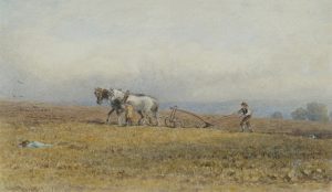 Ploughing the Stubble