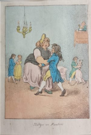 Waltzer au Mouchoir; copper engraving