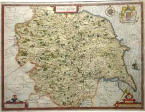 Antique Map of Yorkshire by John Speed