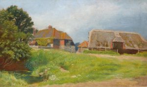 Cottages & Pond