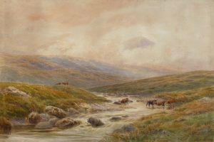 Highland Landscape with Cattle