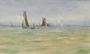 A Windy Wet Day on the Medway