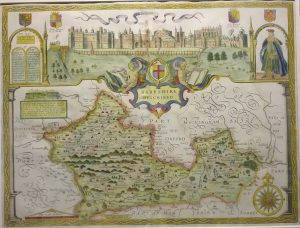 Antique Map of Berkshire by John Speed