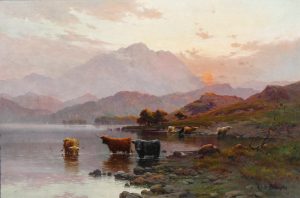 Evening- the Borders of Loch Venachar, Trossachs