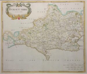Antique Map of Dorset by Robert Morden