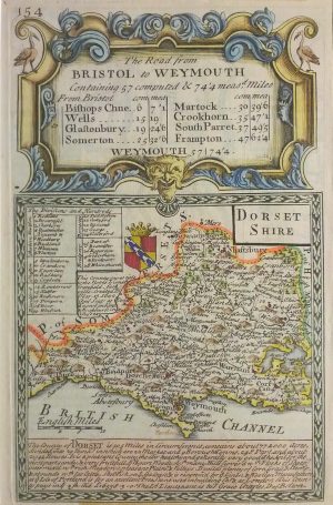 Antique Map of Dorset by Owen & Bowen