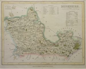 Antique Map of Berkshire by John Archer