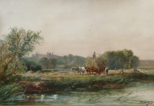 Harvesting near Windsor, Berkshire