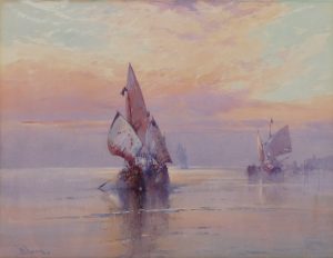 Sunset off Venice