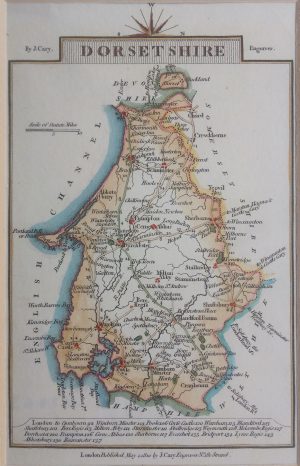 Antique Map of Dorset by John Cary