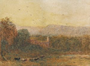 Abbey Ruins & Cattle Grazing