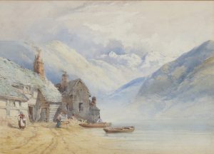 A Mountain Lakeside Village