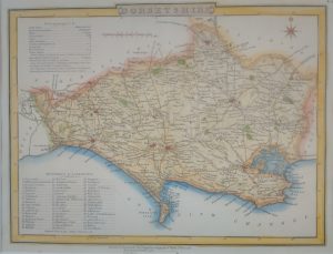 Antique Map of Dorset by John Archer