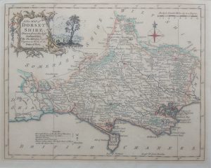 Antique Map of Dorset by Thomas Kitchin