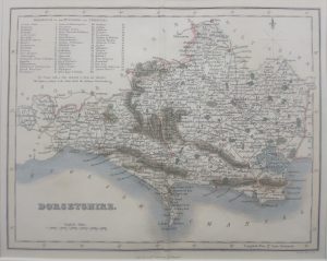 Antique Map of Dorset by Archibald Fullarton