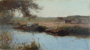 Moored Canal Barges