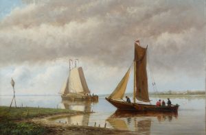 Fishing Boats in an Estuary