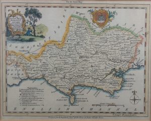 Antique Map of Dorset by Thomas Kitchin