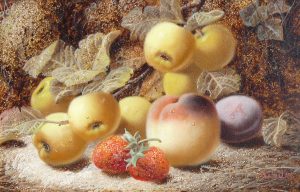 Strawberries, Peaches & Apples