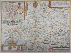 Antique Map of Dorset by John Speed