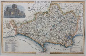 Antique Map of Dorset by James Pigot