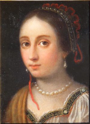 Portrait of a Girl with Pearl Necklace