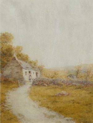 Cottage by a Lane