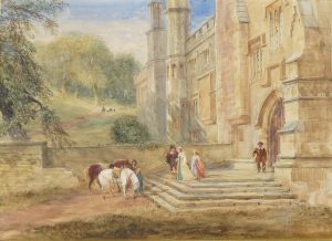 Haddon Hall, the Entrance, 1420