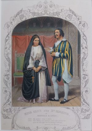 Miss. Glyn & Mr. Hoskins as Isabella & Lucio; Measure For Measure