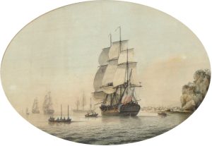 Merchantmen off the Coast, East Indies