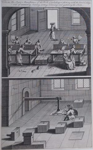 View in the Paper Manufacture of the Work of Polishing or Sleeking with the Hand or Wedge; & of examining, cleaning, sor