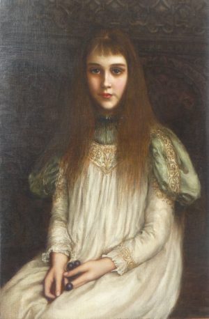 Portrait of a Girl in a Period Gown