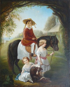 Henry, Julia & Charlotte Coape at Mirables, Isle of Wight