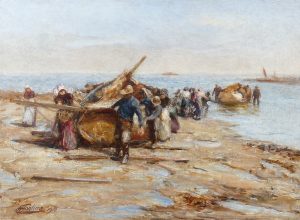 Hauling up the Boats