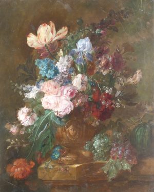 Still Life Flowers in an Urn