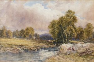 Anglers by a River