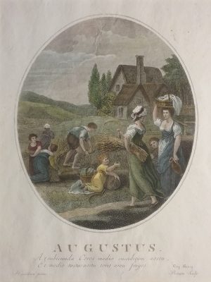 Augustus (August), sything corn