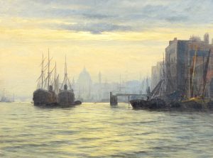 Evening on the Thames near St Paul’s