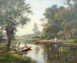 Summer Punting on the River